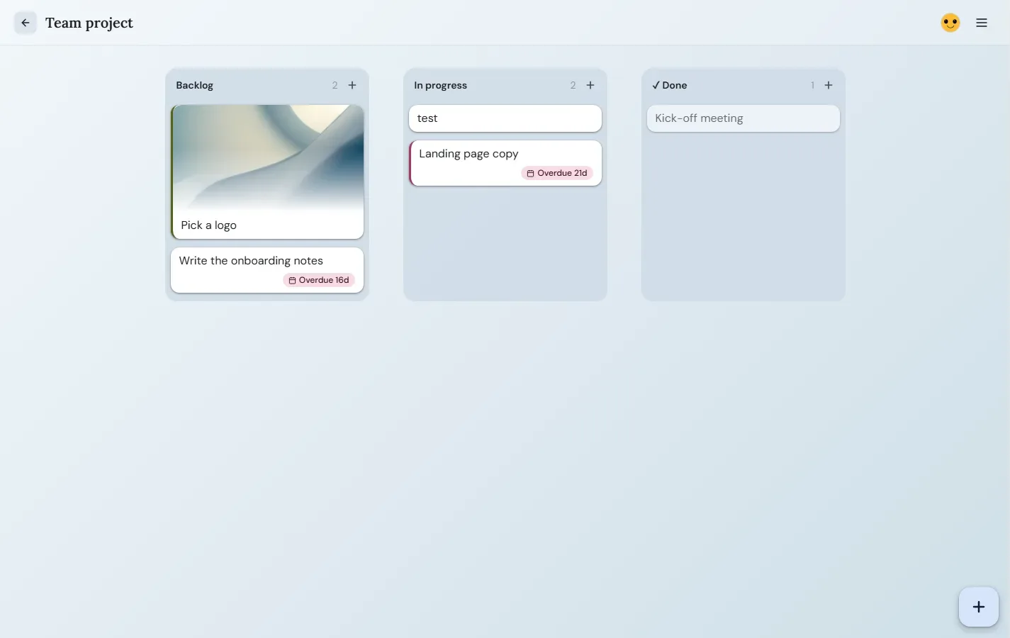 Plan together: Share a board with people or teams, as viewers or editors.